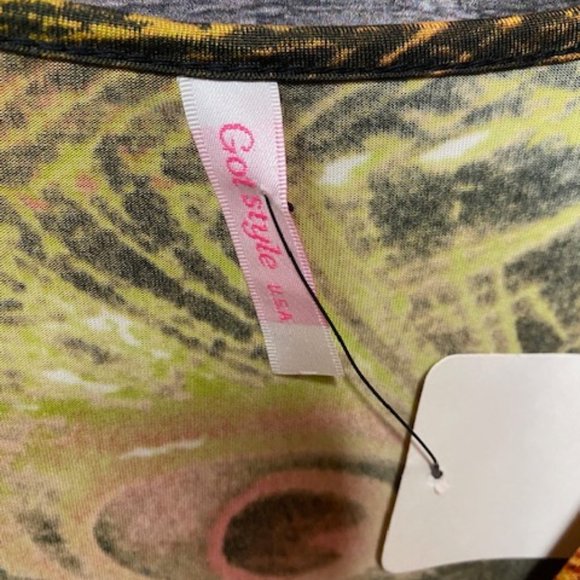 GOTSTYLE Animal Print Travel Resort Long Dress - Size: L - MI USA - **EUC** - Picture 4 of 6